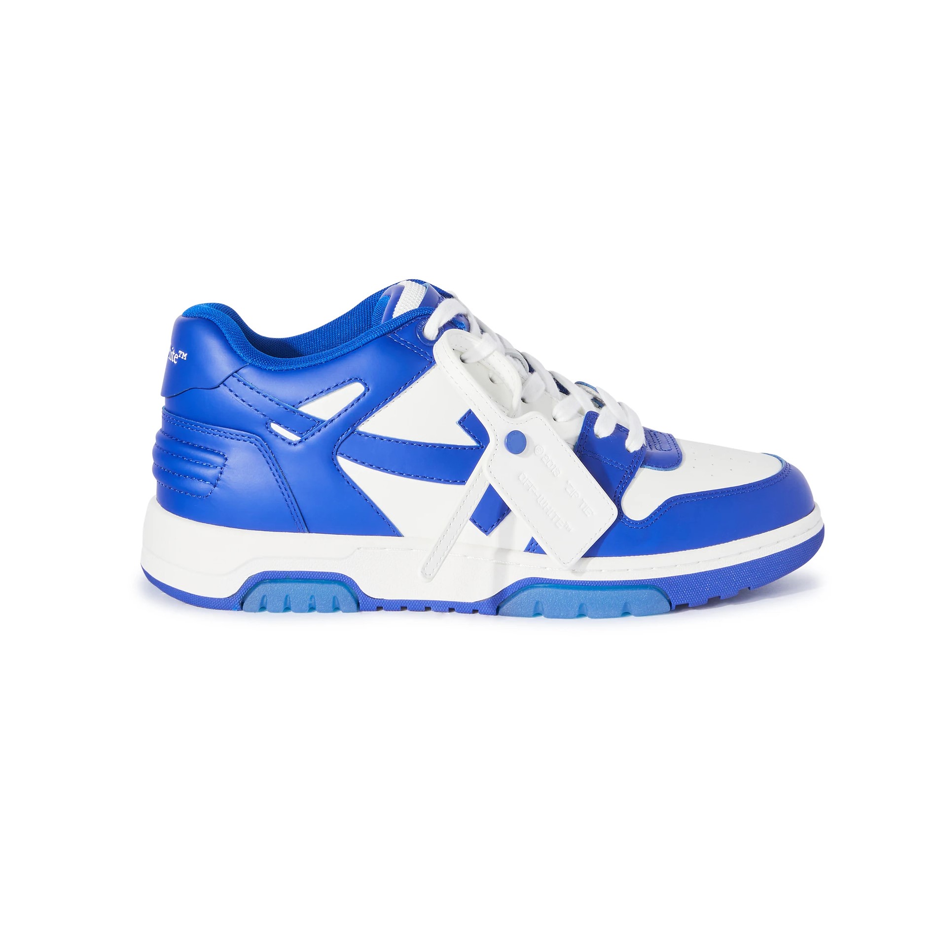 Calf Leather White Blue